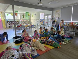 28 de junio Cine y Pijama kinder