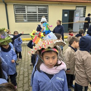 19 de julio Sombreros Reciclados