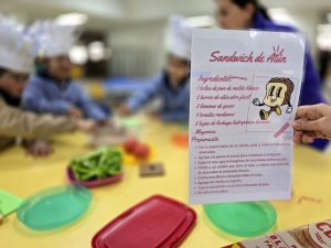 23 Cocinando con los 1º Básicos trabajo colaborativo