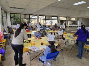 23 Cocinando con los 1º Básicos trabajo colaborativo