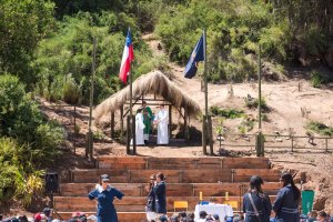 8 de noviembre Inicio Mes de María Inauguración Sendero