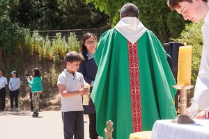 8 de noviembre Inicio Mes de María Inauguración Sendero