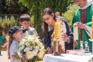 8 de noviembre Inicio Mes de María Inauguración Sendero